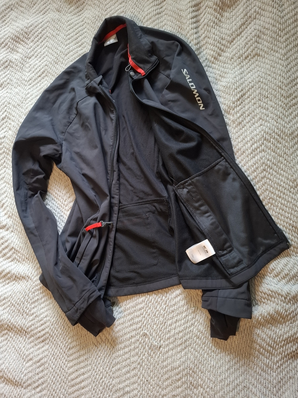 Salomon Men's Black Softshell Jacket Size L